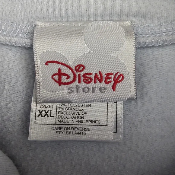 Vintage Y2K Disney Store Eeyore Track Jacket Full-Zip Sweatshirt - Picture 2 of 7